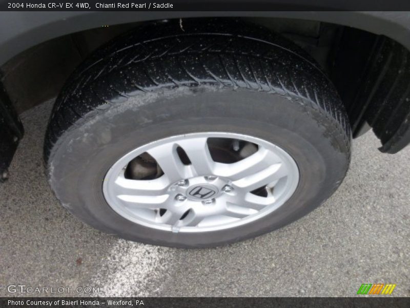 Chianti Red Pearl / Saddle 2004 Honda CR-V EX 4WD