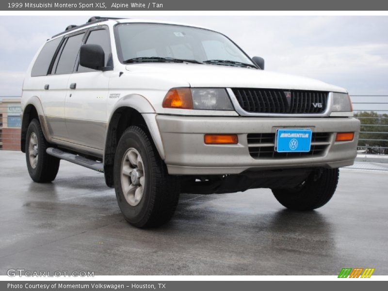 Alpine White / Tan 1999 Mitsubishi Montero Sport XLS