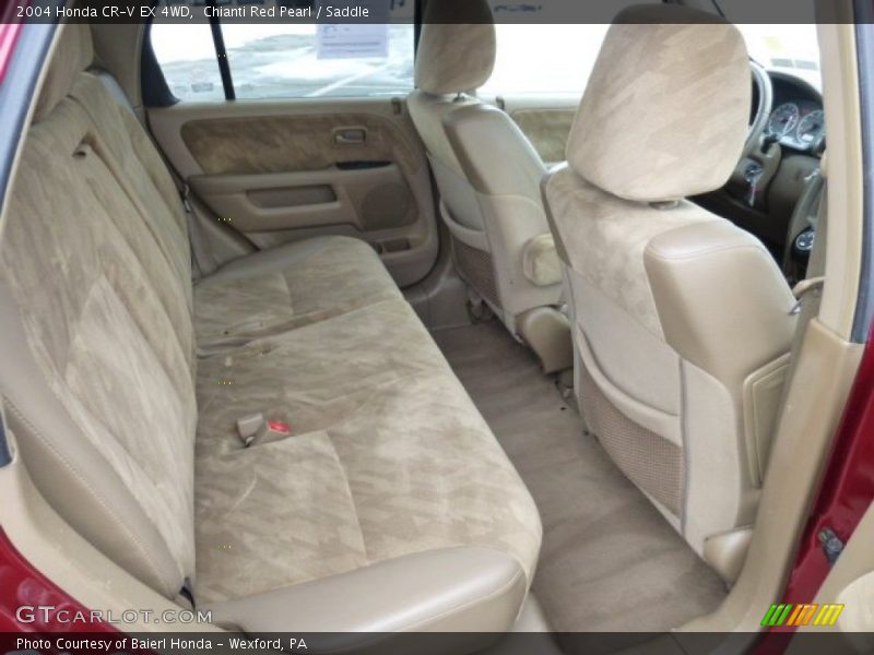 Chianti Red Pearl / Saddle 2004 Honda CR-V EX 4WD