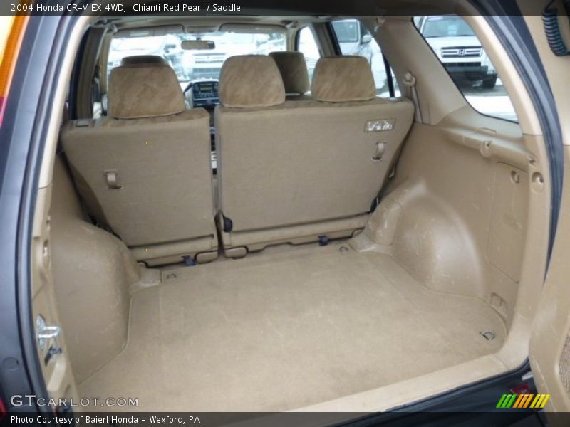 Chianti Red Pearl / Saddle 2004 Honda CR-V EX 4WD