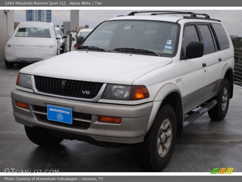 Alpine White / Tan 1999 Mitsubishi Montero Sport XLS