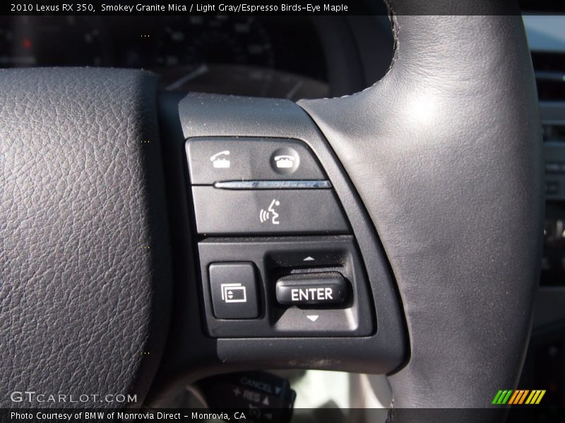 Smokey Granite Mica / Light Gray/Espresso Birds-Eye Maple 2010 Lexus RX 350