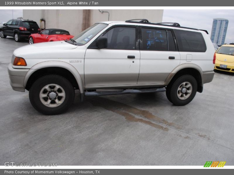 1999 Montero Sport XLS Alpine White