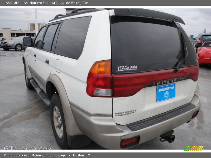 Alpine White / Tan 1999 Mitsubishi Montero Sport XLS