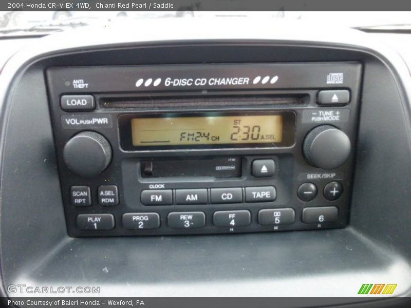 Chianti Red Pearl / Saddle 2004 Honda CR-V EX 4WD