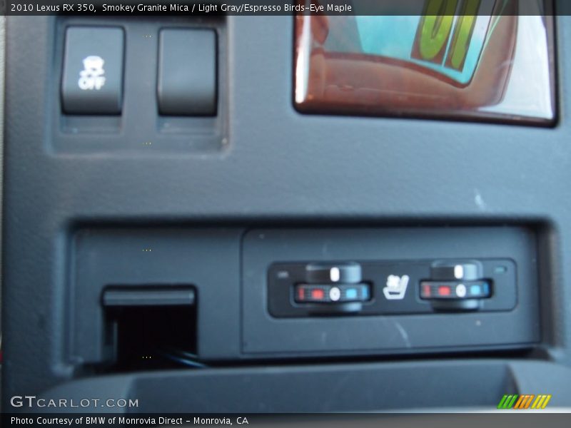 Smokey Granite Mica / Light Gray/Espresso Birds-Eye Maple 2010 Lexus RX 350