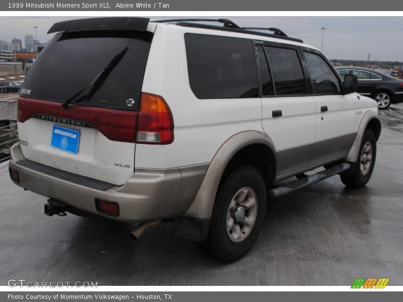 Alpine White / Tan 1999 Mitsubishi Montero Sport XLS