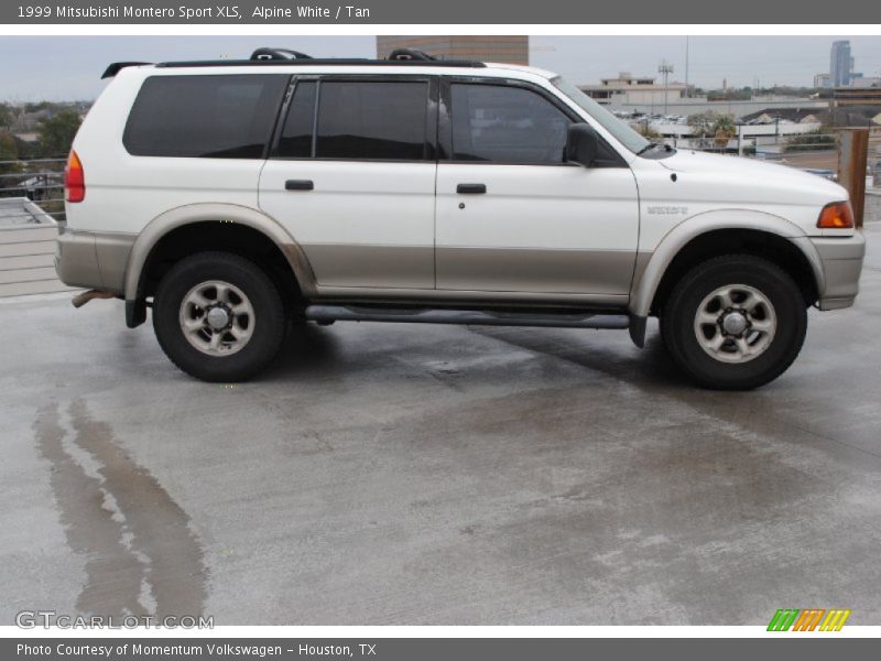 Alpine White / Tan 1999 Mitsubishi Montero Sport XLS
