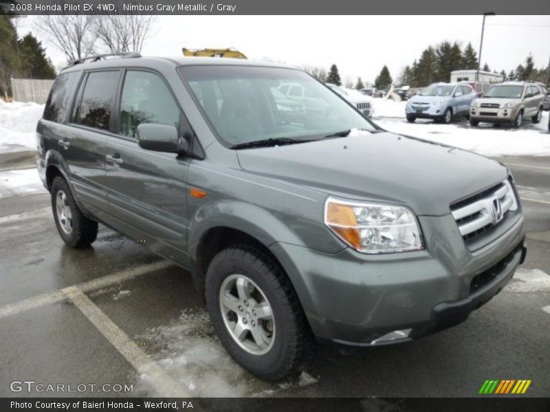Nimbus Gray Metallic / Gray 2008 Honda Pilot EX 4WD