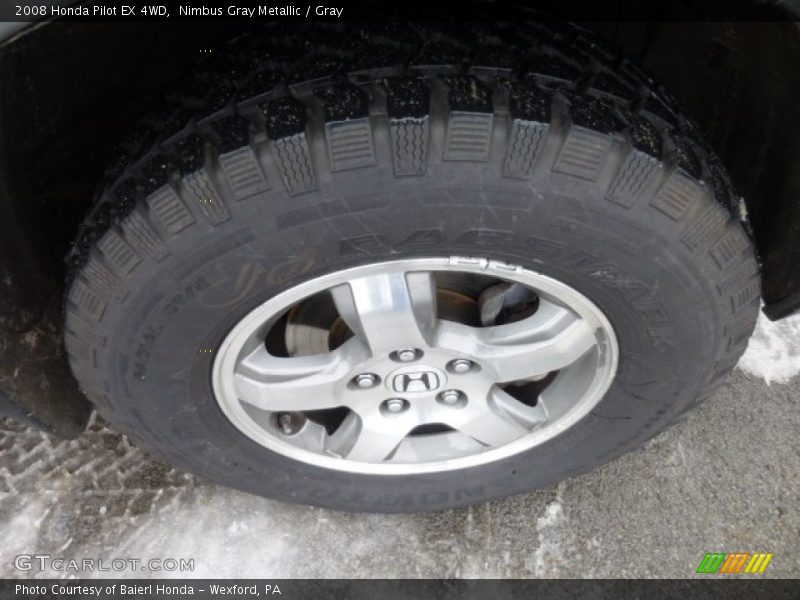 Nimbus Gray Metallic / Gray 2008 Honda Pilot EX 4WD