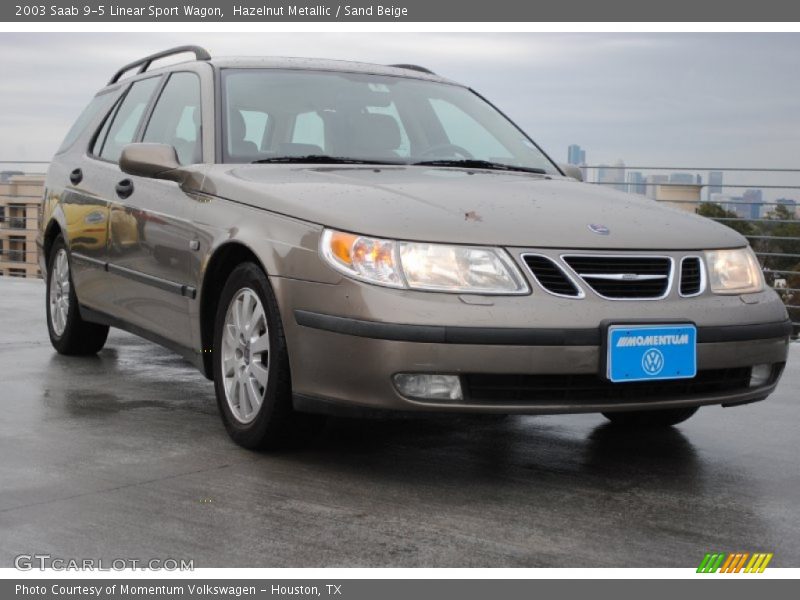 Hazelnut Metallic / Sand Beige 2003 Saab 9-5 Linear Sport Wagon