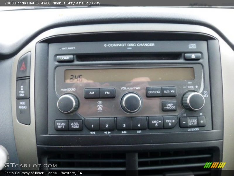 Nimbus Gray Metallic / Gray 2008 Honda Pilot EX 4WD