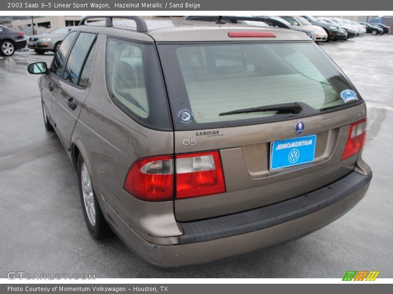 Hazelnut Metallic / Sand Beige 2003 Saab 9-5 Linear Sport Wagon