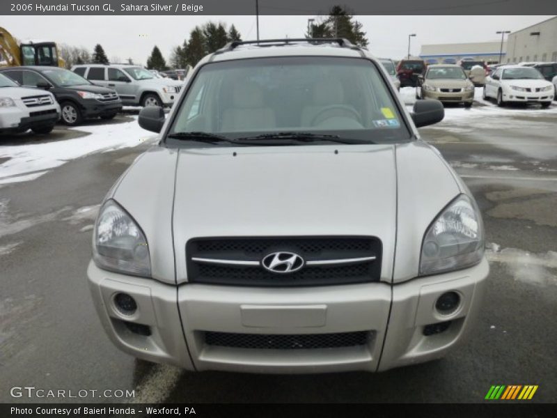 Sahara Silver / Beige 2006 Hyundai Tucson GL
