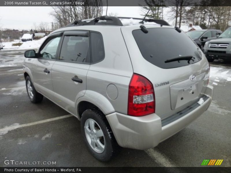 Sahara Silver / Beige 2006 Hyundai Tucson GL