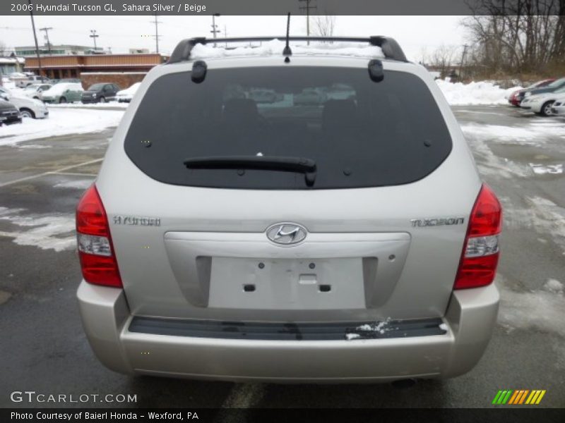 Sahara Silver / Beige 2006 Hyundai Tucson GL