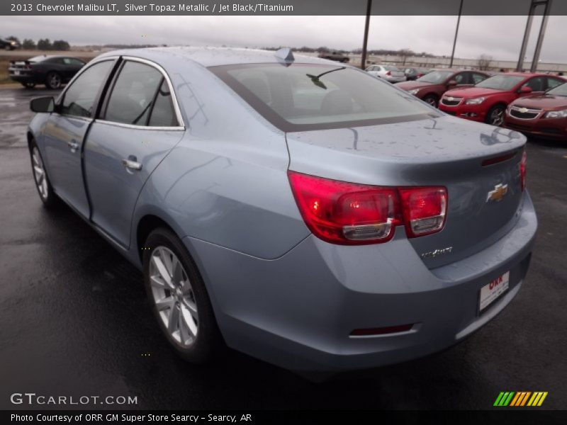 Silver Topaz Metallic / Jet Black/Titanium 2013 Chevrolet Malibu LT