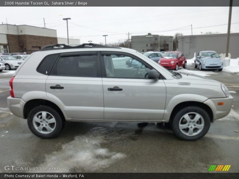 Sahara Silver / Beige 2006 Hyundai Tucson GL