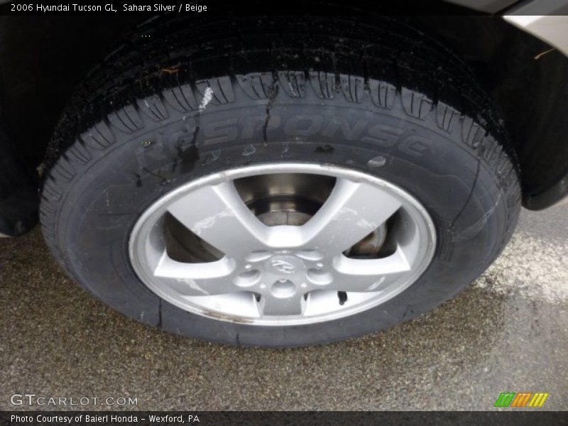 Sahara Silver / Beige 2006 Hyundai Tucson GL