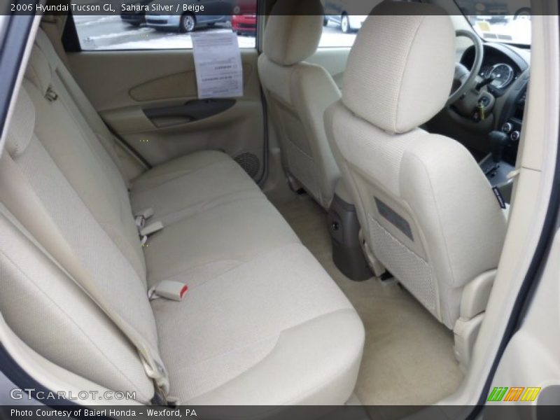 Sahara Silver / Beige 2006 Hyundai Tucson GL