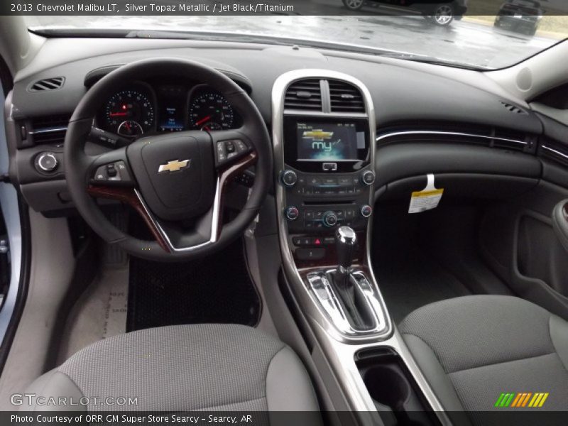 Silver Topaz Metallic / Jet Black/Titanium 2013 Chevrolet Malibu LT