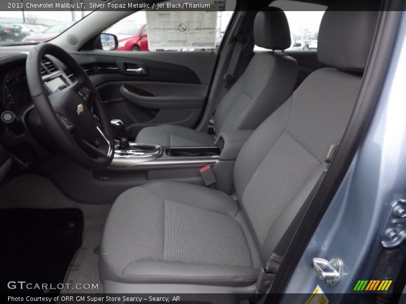 Silver Topaz Metallic / Jet Black/Titanium 2013 Chevrolet Malibu LT
