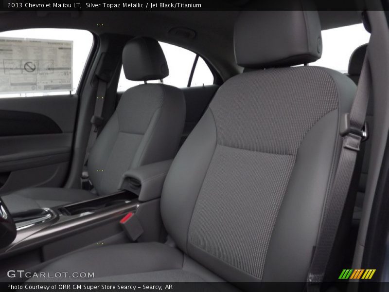 Silver Topaz Metallic / Jet Black/Titanium 2013 Chevrolet Malibu LT
