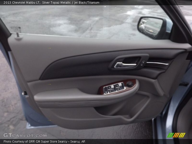 Silver Topaz Metallic / Jet Black/Titanium 2013 Chevrolet Malibu LT