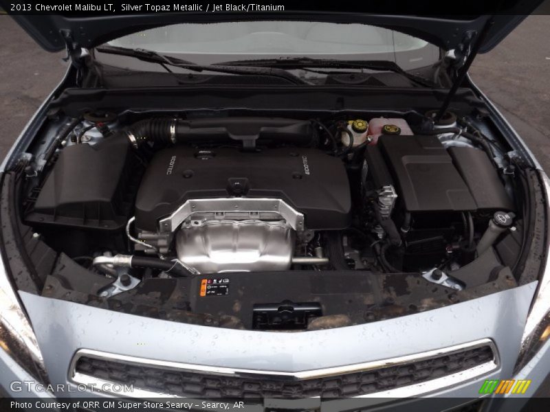 Silver Topaz Metallic / Jet Black/Titanium 2013 Chevrolet Malibu LT