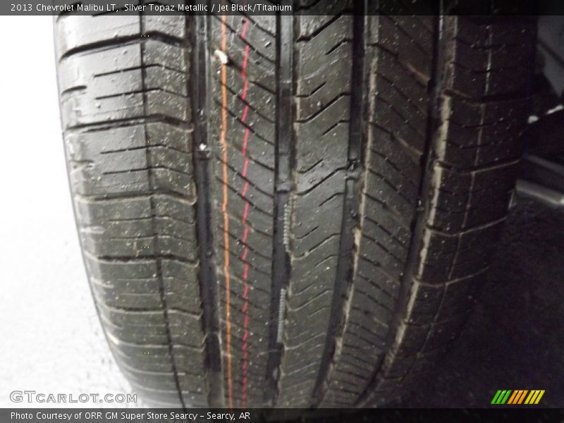 Silver Topaz Metallic / Jet Black/Titanium 2013 Chevrolet Malibu LT