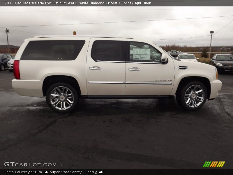  2013 Escalade ESV Platinum AWD White Diamond Tricoat