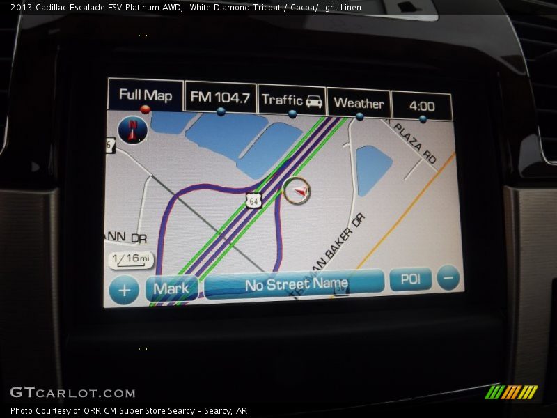 Navigation of 2013 Escalade ESV Platinum AWD