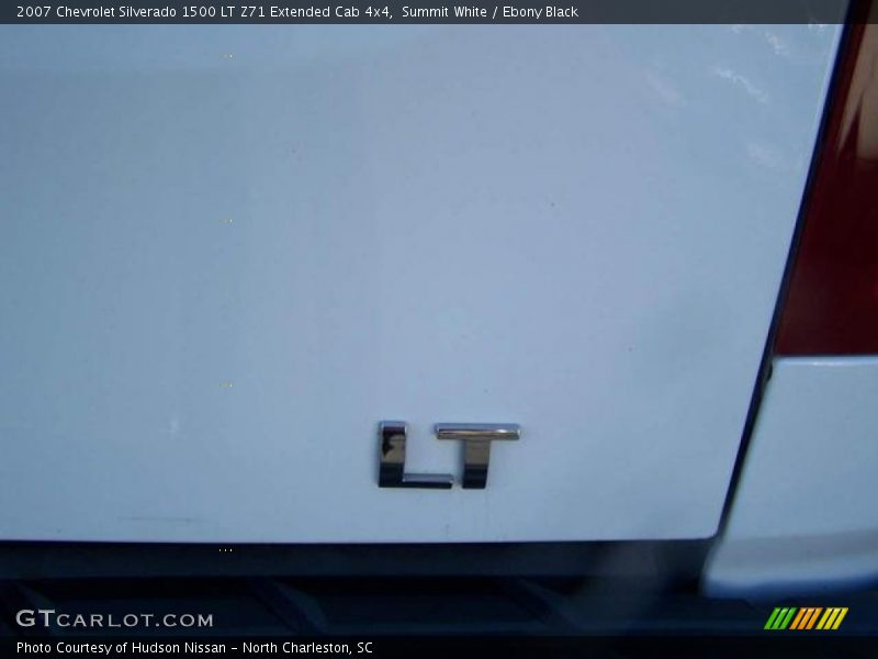 Summit White / Ebony Black 2007 Chevrolet Silverado 1500 LT Z71 Extended Cab 4x4