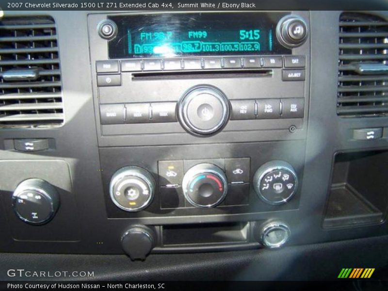 Summit White / Ebony Black 2007 Chevrolet Silverado 1500 LT Z71 Extended Cab 4x4