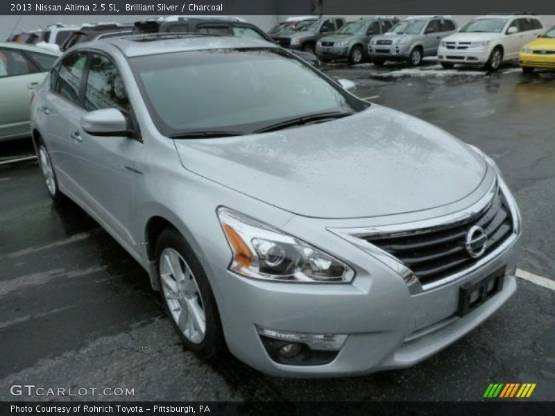 Brilliant Silver / Charcoal 2013 Nissan Altima 2.5 SL