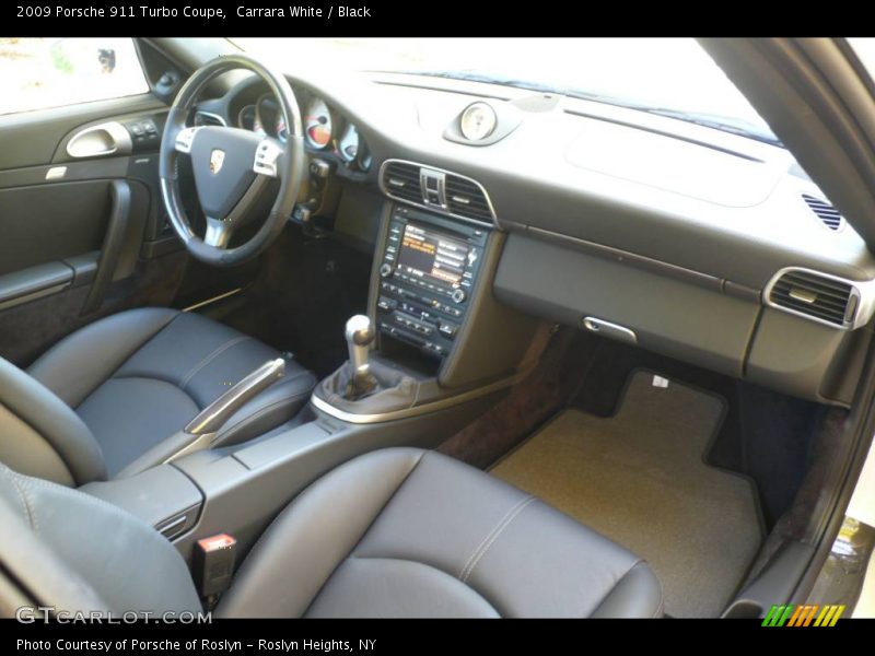 Carrara White / Black 2009 Porsche 911 Turbo Coupe