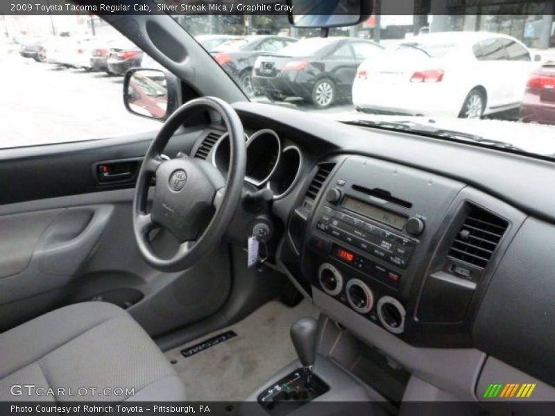 Silver Streak Mica / Graphite Gray 2009 Toyota Tacoma Regular Cab