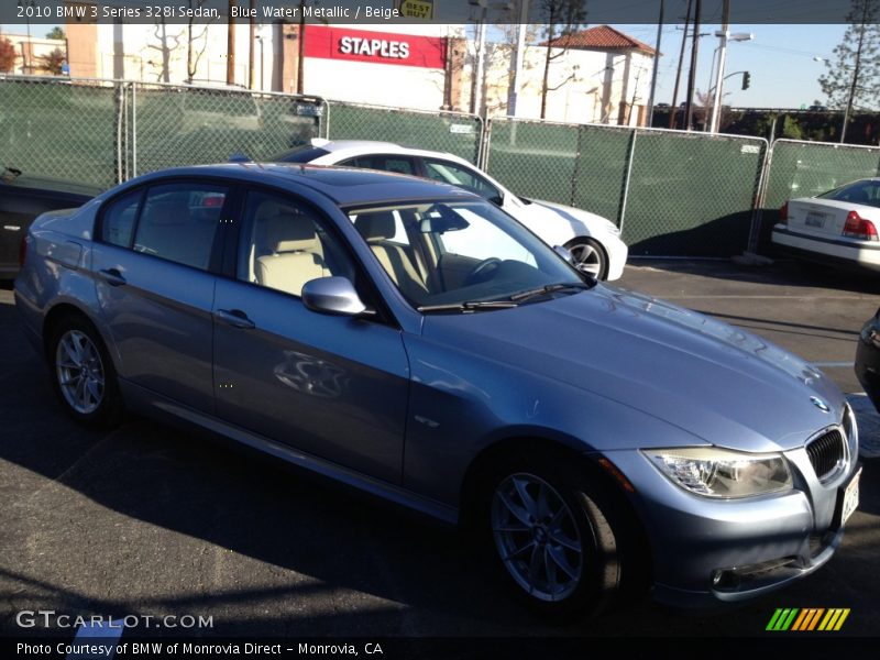 Blue Water Metallic / Beige 2010 BMW 3 Series 328i Sedan