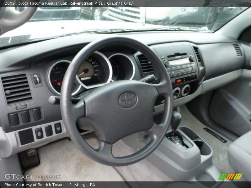 Silver Streak Mica / Graphite Gray 2009 Toyota Tacoma Regular Cab