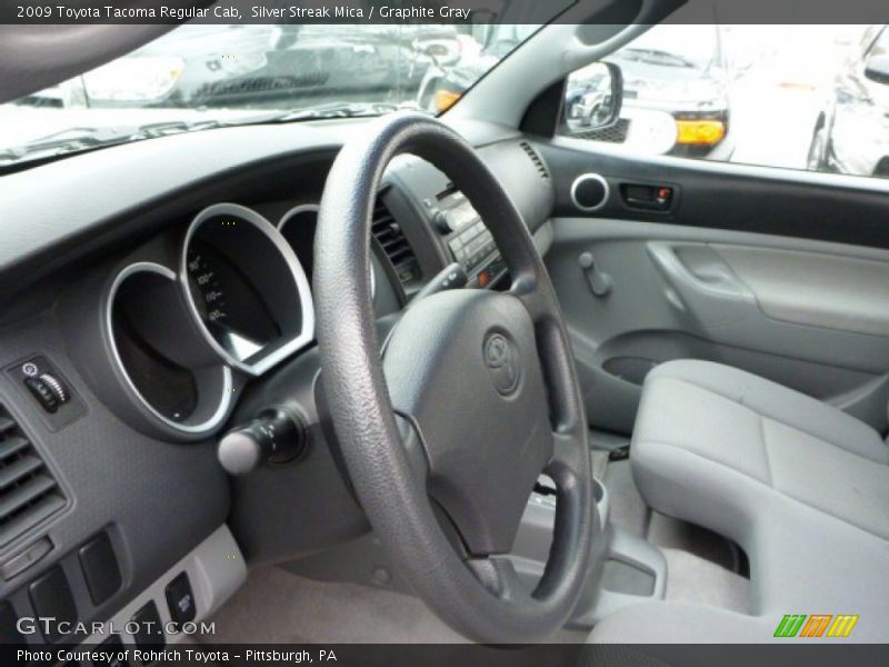 Silver Streak Mica / Graphite Gray 2009 Toyota Tacoma Regular Cab