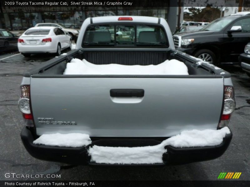 Silver Streak Mica / Graphite Gray 2009 Toyota Tacoma Regular Cab
