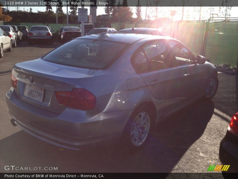 Blue Water Metallic / Beige 2010 BMW 3 Series 328i Sedan