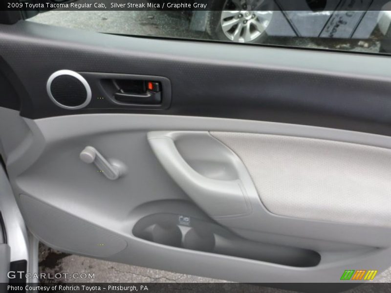 Silver Streak Mica / Graphite Gray 2009 Toyota Tacoma Regular Cab