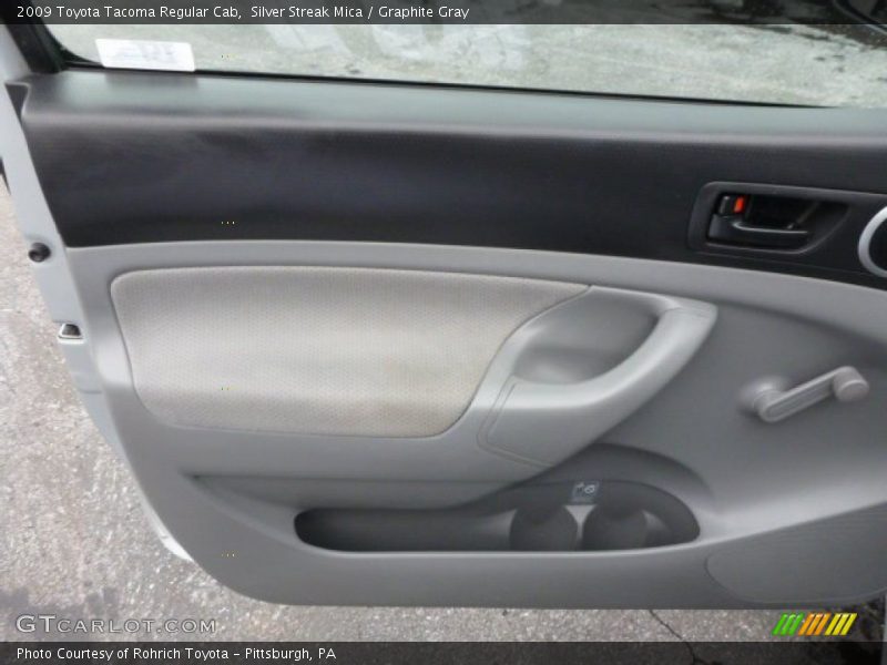 Silver Streak Mica / Graphite Gray 2009 Toyota Tacoma Regular Cab