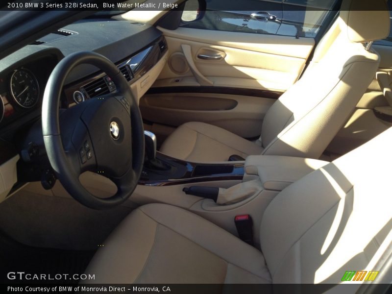 Blue Water Metallic / Beige 2010 BMW 3 Series 328i Sedan
