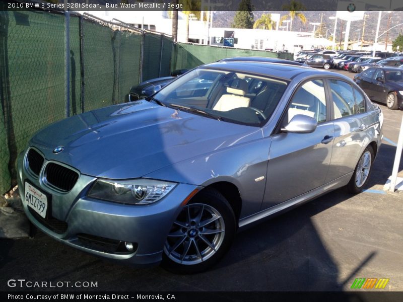 Blue Water Metallic / Beige 2010 BMW 3 Series 328i Sedan