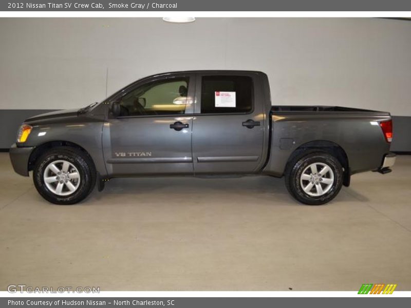 Smoke Gray / Charcoal 2012 Nissan Titan SV Crew Cab