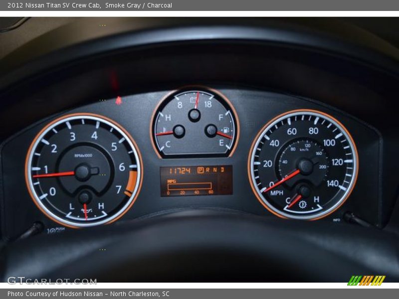 Smoke Gray / Charcoal 2012 Nissan Titan SV Crew Cab