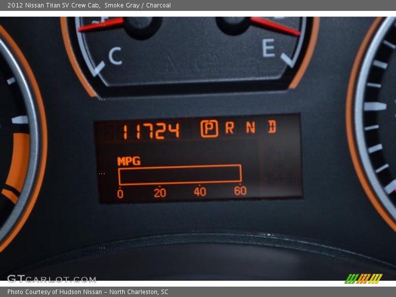 Smoke Gray / Charcoal 2012 Nissan Titan SV Crew Cab