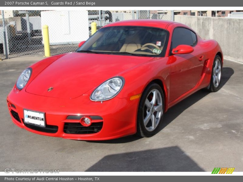Guards Red / Sand Beige 2007 Porsche Cayman S